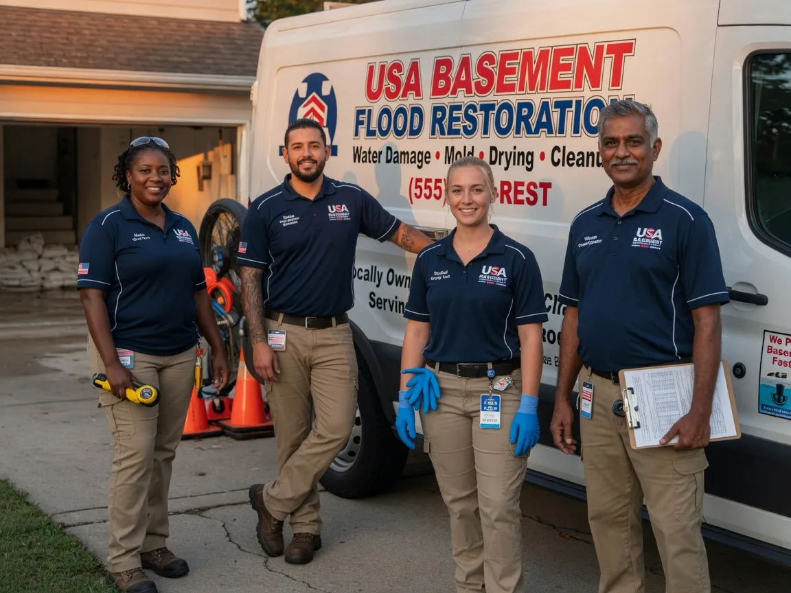 Basement Flood Cleanup company in Fort George G Meade, MD